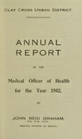 view [Report 1942] / Medical Officer of Health, Clay Cross U.D.C.