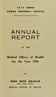 view [Report 1956] / Medical Officer of Health, Clay Cross U.D.C.