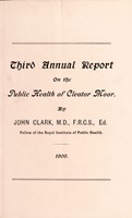 view [Report 1909] / Medical Officer of Health, Cleator Moor U.D.C.