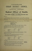 view [Report 1896] / Medical Officer of Health, Cleckheaton U.D.C.