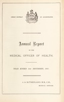 view [Report 1907] / Medical Officer of Health, Cleckheaton U.D.C.