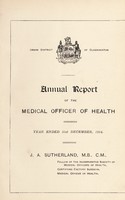 view [Report 1914] / Medical Officer of Health, Cleckheaton U.D.C.