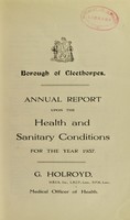 view [Report 1937] / Medical Officer of Health, Cleethorpes Borough.