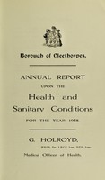 view [Report 1938] / Medical Officer of Health, Cleethorpes Borough.