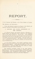 view [Report 1913] / Medical Officer of Health, Clevedon U.D.C.