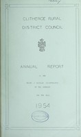 view [Report 1954] / Medical Officer of Health, Clitheroe R.D.C.