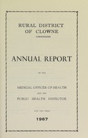 view [Report 1967] / Medical Officer of Health, Clowne / Clown R.D.C.