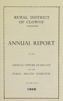 view [Report 1968] / Medical Officer of Health, Clowne / Clown R.D.C.