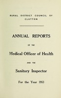 view [Report 1953] / Medical Officer of Health, Clutton R.D.C.