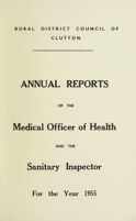 view [Report 1955] / Medical Officer of Health, Clutton R.D.C.