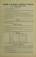 view [Report 1904] / Medical Officer of Health, Coalville U.D.C.