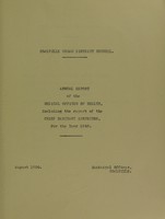 view [Report 1949] / Medical Officer of Health, Coalville U.D.C.