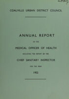 view [Report 1952] / Medical Officer of Health, Coalville U.D.C.