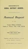 view [Report 1951] / Medical Officer of Health, Cockermouth R.D.C.