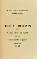 view [Report 1957] / Medical Officer of Health, Cockermouth R.D.C.