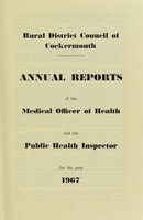 view [Report 1967] / Medical Officer of Health, Cockermouth R.D.C.