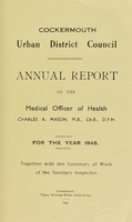 view [Report 1945] / Medical Officer of Health, Cockermouth U.D.C.