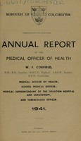 view [Report 1941] / Medical Officer of Health, Colchester Borough.