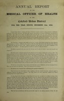 view [Report 1908] / Medical Officer of Health, Coleford U.D.C.