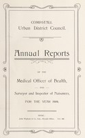 view [Report 1909] / Medical Officer of Health, Compstall U.D.C.