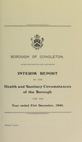 view [Report 1945] / Medical Officer of Health, Congleton Borough.