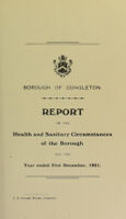 view [Report 1951] / Medical Officer of Health, Congleton Borough.