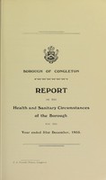 view [Report 1955] / Medical Officer of Health, Congleton Borough.