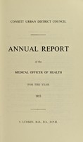 view [Report 1953] / Medical Officer of Health, Consett U.D.C.