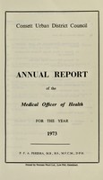 view [Report 1973] / Medical Officer of Health, Consett U.D.C.