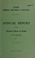 view [Report 1951] / Medical Officer of Health, Corby U.D.C.