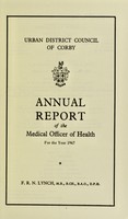 view [Report 1967] / Medical Officer of Health, Corby U.D.C.