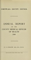 view [Report 1960] / Sanitary Committee [- Medical Officer of Health], Cornwall County Council.