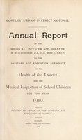 view [Report 1910] / Medical Officer of Health, Coseley U.D.C.