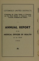 view [Report 1962] / Medical Officer of Health, Cotswold United Districts (Cirencester U.D.C., Cirencester R.D.C., North Cotswold R.D.C., Northleach R.D.C., Tetbury R.D.C.).