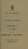 view [Report 1949] / Medical Officer of Health, Coventry County & City.