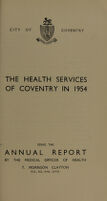 view [Report 1954] / Medical Officer of Health, Coventry County & City.