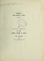 view [Report 1952] / Medical Officer of Health, Cranbrook R.D.C.