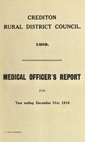 view [Report 1919] / Medical Officer of Health, Crediton R.D.C.