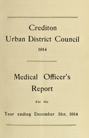 view [Report 1914] / Medical Officer of Health, Crediton U.D.C.