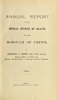 view [Report 1905] / Medical Officer of Health, Crewe Borough.