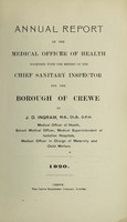 view [Report 1920] / Medical Officer of Health, Crewe Borough.