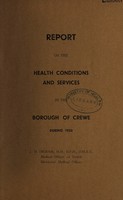 view [Report 1950] / Medical Officer of Health, Crewe Borough.