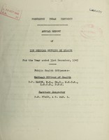 view [Report 1945] / Medical Officer of Health, Crewkerne U.D.C.
