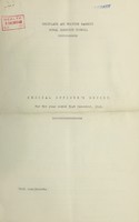 view [Report 1941] / Medical Officer of Health, Cricklade & Wootton Bassett R.D.C.