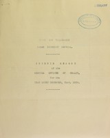 view [Report 1939] / Medical Officer of Health, Crook & Willington U.D.C.