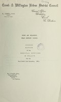 view [Report 1961] / Medical Officer of Health, Crook & Willington U.D.C.