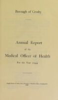 view [Report 1944] / Medical Officer of Health, Crosby Borough.