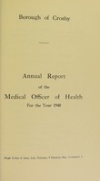 view [Report 1948] / Medical Officer of Health, Crosby Borough.