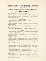 view [Report 1923] / Medical Officer of Health, Crowle U.D.C.