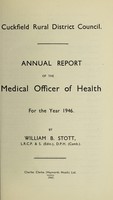 view [Report 1946] / Medical Officer of Health, Cuckfield R.D.C.